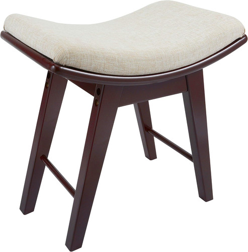 Oak wood vanity - vanity, stool,