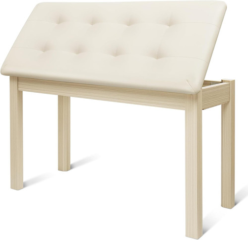 Duet piano bench with - bench, padded