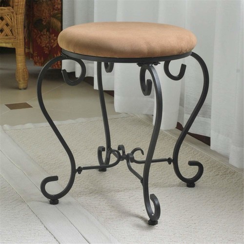 Round iron vanity - round,