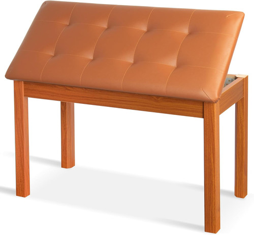 Duet piano bench with cushion - piano,