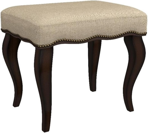 Elegant burnished oak backless - burnished,