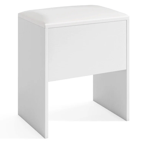 Costway vanity stool flip - -,