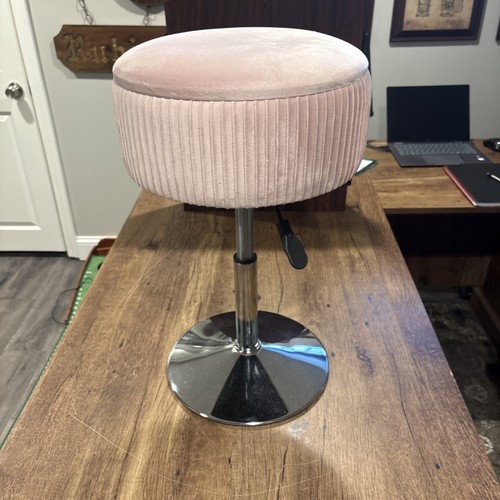 Adjustable velvet swivel - swivel, stool