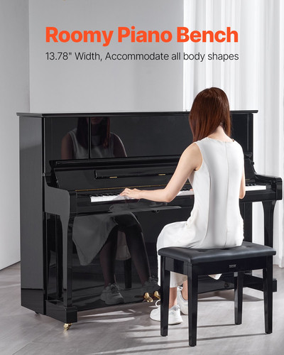 Piano keyboard bench - piano, storage