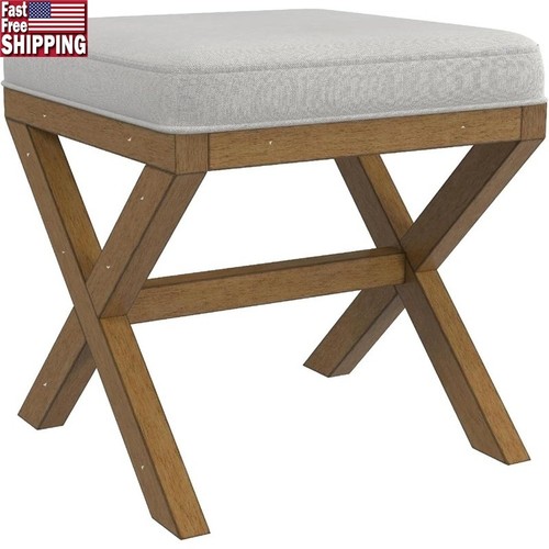 Vanity stool backless square - vanity,