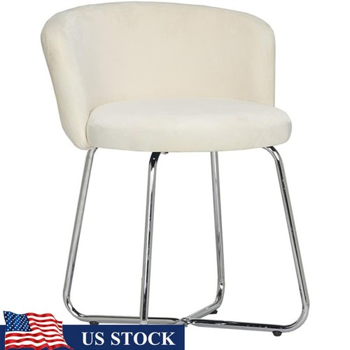 Modern chrome vanity stool - chrome,