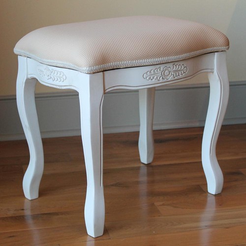 Vanity stool with cushion top - vanity,