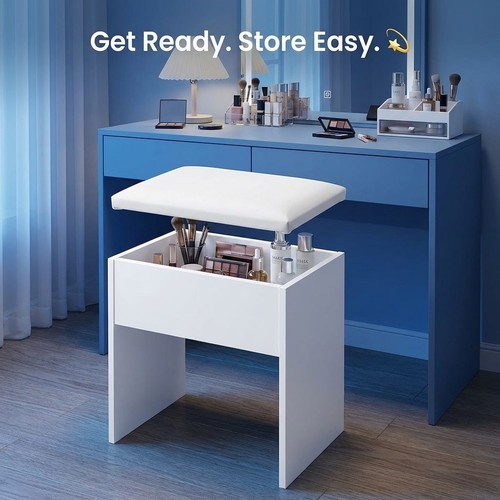 Vanity stool with hidden - vanity,