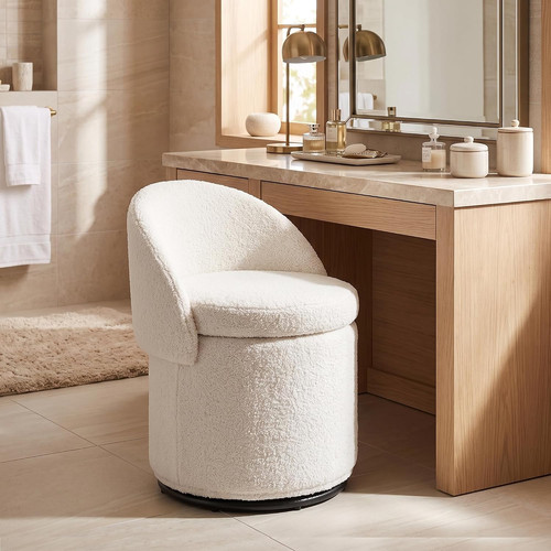 Stylish swivel vanity - stylish, stool