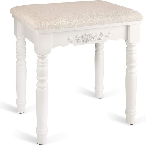 White oak wood - white, stool