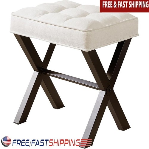 Modern velvet vanity stool - modern,