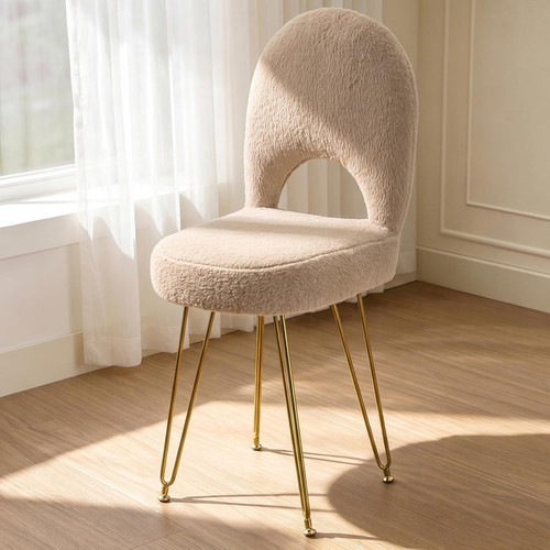 Chic foldable vanity stool - chic,