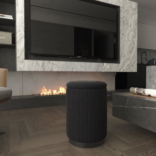 Makeup vanity stool - vanity, storage
